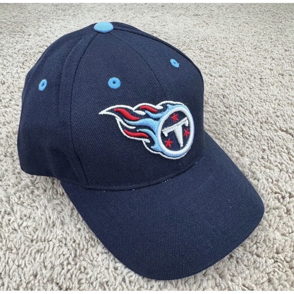 Tennessee Titans Hat Reebok Navy Core Classic 3D Logo StrapBack Vtg 2000 Cap NWT - Picture 3 of 11